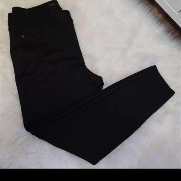 Vera Wang classic Black Mid-Rise slimming stretch fit skinny dress pants 0X - Picture 11 of 16